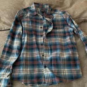 Blue plaid.  Like new.